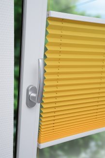 tilting window with blind
